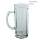 Etched Clear Glass Beer Mug Custom Personalized Beer Glass Dishwasher Safe