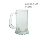 OEM Large Clear Glass Mugs Freezer Drinking German Beer Steins Glasses