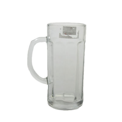 385ML Large Glass Beer Mug Clear Heavy Beer Glasses Cylindrical