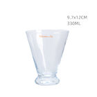 Mahine Blown Glass Milkshake Cup 330ML Handmade Glass Ice Cream Cup
