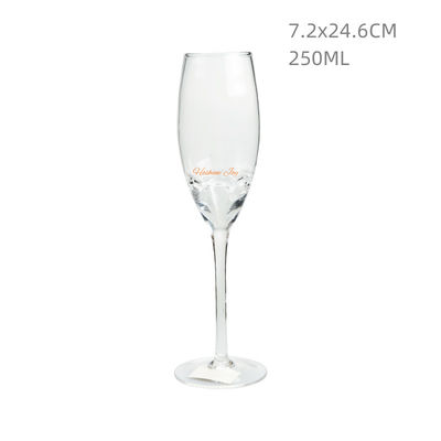 Wedding Crystal Wine Glass 250ML Elegant Champagne Flutes Glass