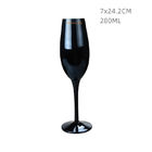OEM Honeycomb Wine Glass Handmade Wine Decanter 280ML Black Colored