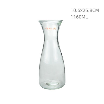 Glass Large Milk Bottles 1160ML Glass Milk Jars With Lids Leakproof