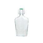 Reusable Glass Milk Bottles Container Swing Top 440ML Eco Friendly