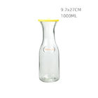 Reusable Glass Milk Jars Vintage Milk Drinking Bottles 1000ML