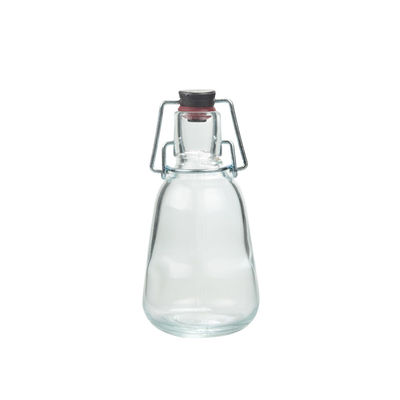 Small Swing Top Glass Milk Bottles 225ML For Storage Serving