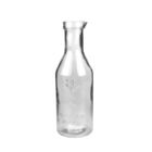 1 Liter Milk Glass Bottles Carafe Embossed Designed With Spout