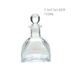 Premium Clear Essential Oil Glass Car Diffuser Bottles 155ML Hot Stamping Logo