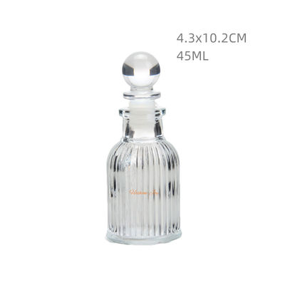 Clear Glass Diffuser Bottles Recyclable 45ML Mini Glass Perfume Bottles