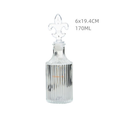 170ML Glass Diffuser Bottles Customized Car Air Freshener Glass Bottle