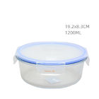 1200ML Airtight Glass Food Storage Containers Leakproof Locking Lids