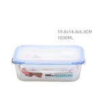 1000ML Glass Food Storage Containers With Lids Leakproof And Reusable