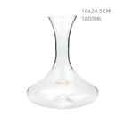 OEM 1800ML Glass Wine Decanter Lead Free Crystal Wine Carafe