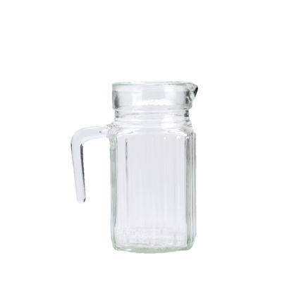 Beverage Glass Carafe Pitcher Lead Free Water Jug And Glasses 630ML