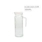 Versatile Glass Water Pitcher Jar 1000ML BPA Free With PP Lid