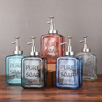 Sturdy Glass Soap Dispenser Bottles for Long Lasting Performance