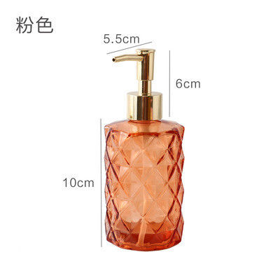 Glass Soap Dispenser Bottles Durable And Reusable Easy To Refill 340ml Capacity