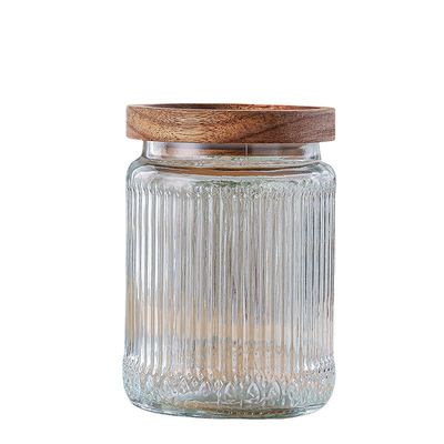 500ml Rimmed Glass Jars For Kitchen Airtight Storage Design Carton Packaging