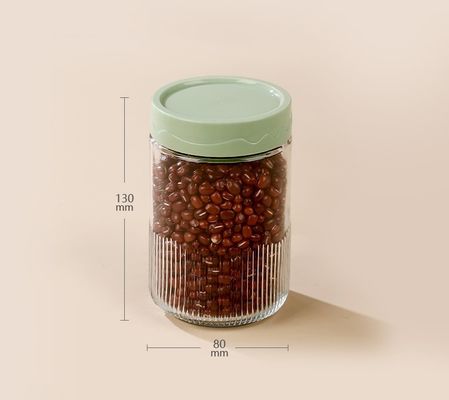 500ml Food Storage Jars with Colorful Lids BPA Free Reusable Leakproof
