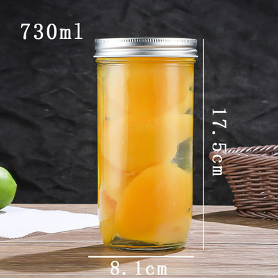 Clear Glass Jars With Customizable Labels Mason Jars With Metal Airtight Lids Décor Microwave Freeze