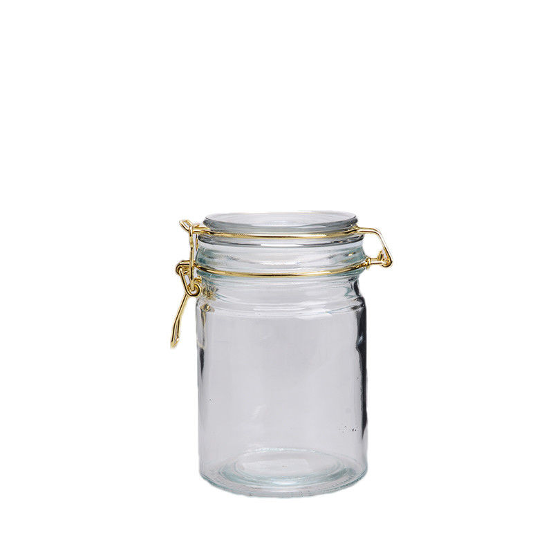 Premium Empty Glass Jars Crystalline 750ML Sauce Glass Container
