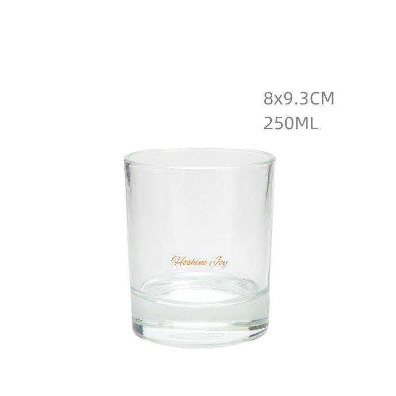 250ML Glass Votive Candle Holders Decoration Clear Tea Lights Candle Holders