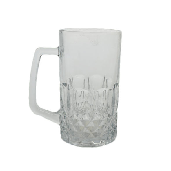 Etched Clear Beer Glass Cup Drinking 600ML Large Beer Mug Classic Style
