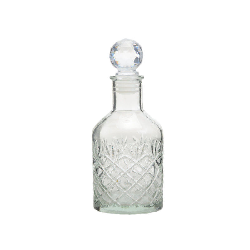 Reusable Perfume Oil Glass Bottles Clear Glass Car Diffuser Bottles 190ML