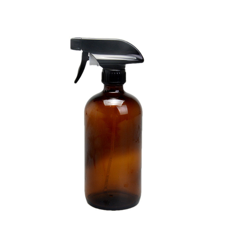 Colored Amber Glass Soap Dispenser Bottles Sprayer For Essential Oil