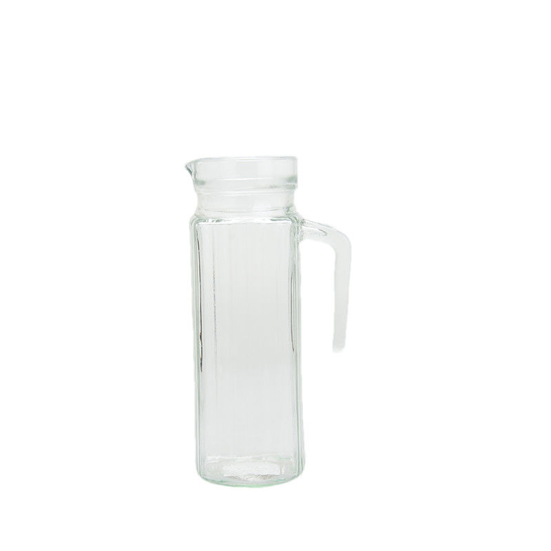 Versatile Glass Water Pitcher Jar 1000ML BPA Free With PP Lid