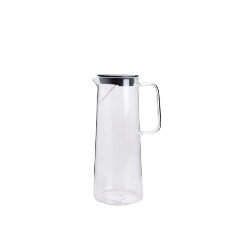 Transparent Glass Water Pitcher Container Large BPA Free Dishwasher Safe