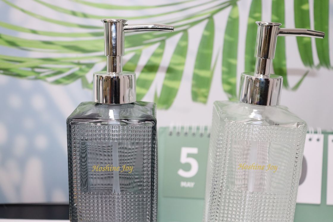 450ml Capacity Glass Soap Dispenser Bottles for Sustainable Lifestyle