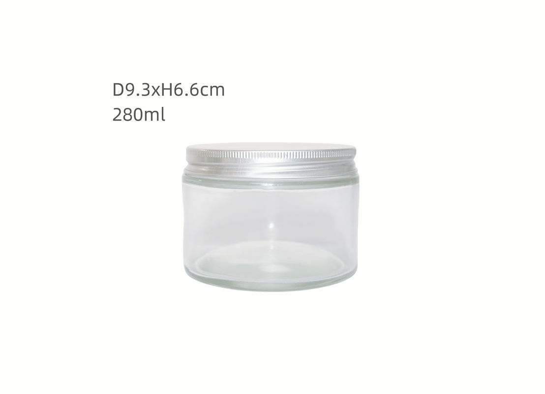280ml Produced Black UV Glass Jars With LFGB And FDA Certifications