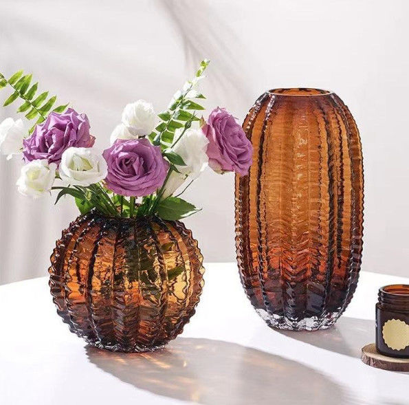 Modern And Sophisticated Crystal Glass Vase For Holding Flowers Home Decor