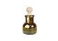 Transparent Cosmetic Glass Bottles , Cosmetic Spray Bottle Gold Lid