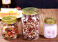 Airtight Empty Glass Jars , Glass Bottles For Juice Storage Clear Color