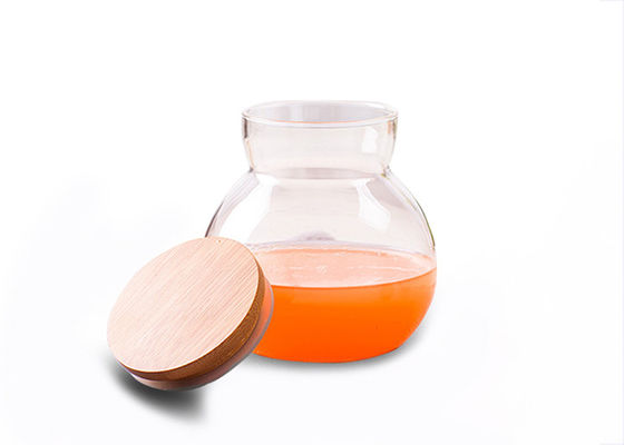 550ml Glass Food Storage Jars High Borosilicate Glass Unique Shape