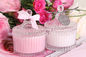 Luxury Glass Cylinder Candle Holder Tent Shape SGS CE Certification