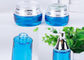 Blue High Grade Glass Toiletry Bottles 30g 50g 40ml 100ml 120ml