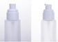 Round Cosmetic Glass Bottles / Glass Lotion Bottles With Pump