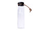 600ml Glass Water Drinking Bottles / Eco Friendly Glass Water Bottles