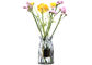 Europe Style Decorative Glass Vases , Colored Wedding Glass Vases