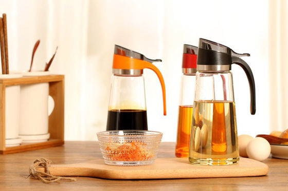 European Household Glass Olive Oil Bottle , Fancy Olive Oil Bottles
