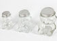 Cartoon Sealable Glass Jars Bear Shape Aluminum Lid High White Glass