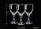 Elegant Long Stem Crystal Wine Glasses 130ml-415ml Customized Design