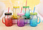 480ml Juice Empty Glass Containers Screw Metal Lid Eco - Friendly