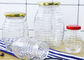 4 Oz Honey Jars Transparent Spiral Storage Tank High Borosilicate Glass