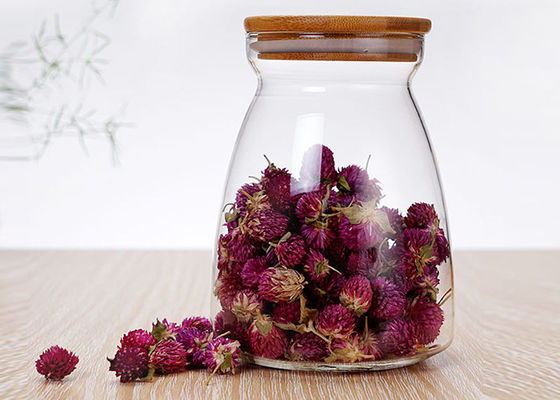 Tea Candy Wide Mouth Glass Jars , Airtight Glass Jars Wide Mouth