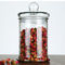 Household Clear Round Sealable Glass Jars Lead Free Fruit Storage