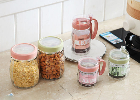 Food Grade Clear Empty Glass Jars With Lid For Food Storage 720ml